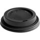 Black Hot Paper Cup Travel Lid for 10-24 oz Case Of 1000