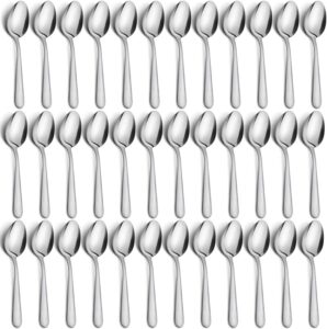 36-Piece Tea Spoons Set – 5.9″ Stainless Steel Tea Spoon Silverware